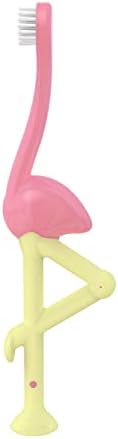 Dr Brown's Flamingo Toddler Toothbrush, Pink, Age 1-4, Soft Bristles view 11