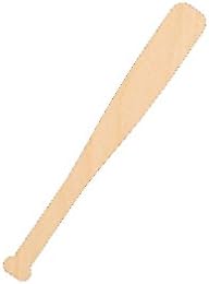 Laser Cut Shape – Baseball Bat – Small – 6”