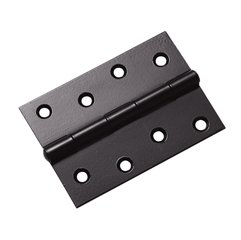 Carlisle Brass HINFP4PCB Fixed Pin Hinge, Powder Coat Black, 102 mm x 67 mm x 2 mm