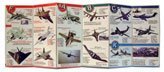 Military Aircraft Airplane Spotter Folding Guide Book