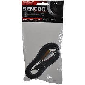 SENCOR SAV 150-015 3.5 mm Jack Plug AV 4 Pin to 3 RCA Plugs Length 1.5 m 3.5 Jack 3 x RCA M