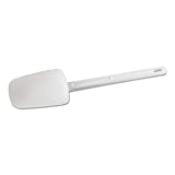 Rubbermaid Commercial Spoon-Shaped Spatula, 9 1/2 In, White - Includes One Each.