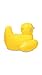 SunnyLife Women's Inflatable Duck, Yellow, One Size