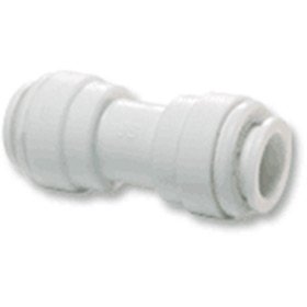 John Guest Speedfit CI0408W 1/4 inch Equal Straight Connector (Pack of 10)