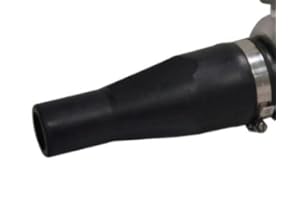 Con Forms 2" ID Concrete Pump Placing LIne Shotcrete System Nozzle Tip - 7.5" Long (191mm), High Velocity, Rubber Nozzle Tip