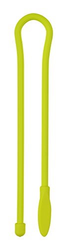 Nite Ize Gear Cordable The Orginal Reusable Rubber Twist Tie with Stretch-Loop For Cord Management + Storage 18-Inch Neon Yellow, 2 Pack, Made in the USA