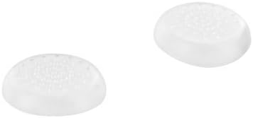 Iconic Lime® Silicone Thumb Stick Grip Cap Cover for Sony PlayStation 4 Controller, Clear