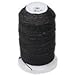 Simply Silk Beading Thick Thread Cord Size FFF (0.016 Inch 0.42mm) Spool 92 Yards Compatible with Kumihimo Super Lon (Black)