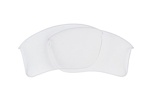 New SEEK Replacement Lenses Oakley FLAK JACKET XLJ Asian Fit - Crystal Clear