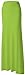 JOELLYUS Flared Floor Length Maxi Skirt for Women(L,Fluorescent Green)