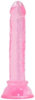 Magic Soft Wand 5.7 inch Realistic Tool for Her and Him with Suction Cup - Pink