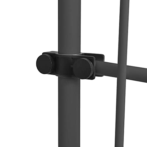 Vigleco Einziehbare Markise Handbetrieben mit LED 350 cm Anthrazit – Bild 7