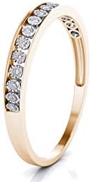 Buy Jewels 10k White Gold 3mm Channel Set Diamond Band Wedding Anniversary Ring (0.15 ct I-J Color Clarity Si2)