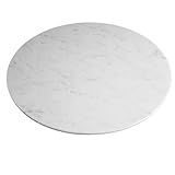 White Marble Cake Stand Centerpiece Round for