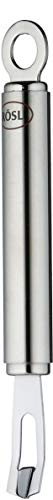 Rösle Stainless Steel Kitchen Utensils Set: Zester with Canelle 6.3-Inch, Vertical Canelle/Channel Knife 6.5-Inch, Fruit Muddle/Caipirinha Pestle 6.6-Inch, Citrus Reamer 6.6-Inch