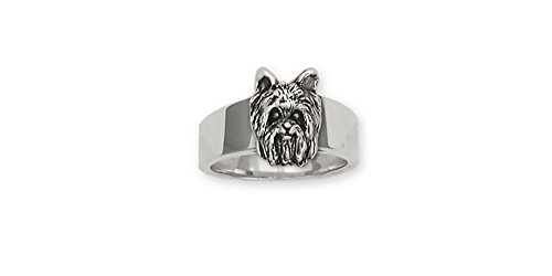 Yorkshire Terrier Sterling Silver Handmade Ring