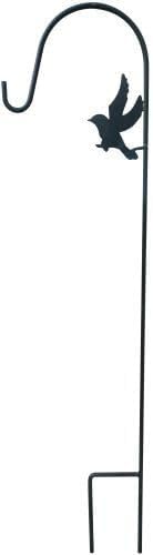 Muddy Hands Heavy Duty 100cm Metal Shepherds Crook Hook for Garden