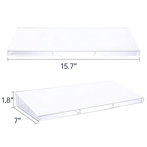 Small Acrylic Desktop DryErase Whiteboard Computer Keyboard Stand