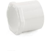 1" x 3/4" PVC Flush Reducing Bushing Sch 40 Spigot x Socket White