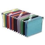 Smead Hanging Folder, Legal, 1/5 Cut Tab, Aqua, 25 per Box (64158)