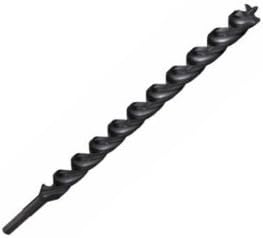 Wood Owl 1 1/4" Diameter x 7 1/2" Long Ultra Smooth Tri Cut Auger Hand Brace Boring Bit PTEE coated 09717