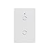 Sonoff TX T0 US 2 Gang WiFi Smart Wall Touch Light Switch,Works Perfectly with Amazon Alexa, Google Assistant(2-Gang)