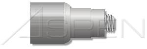 (60pcs) 1032X.370X.187 Retractable Captive Panel Fasteners Flare-In Natural Finish Ships FREE in USA