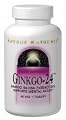 Ginkgo 24 Biloba Extract 120mg Source Naturals, Inc. 120 Tabs