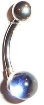 Body Accentzâ„¢ Belly Button Ring Navel Disco Ball Body Jewelry 14 Gauge