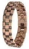 Magnet Megastore - Mens New Chunky Rolex Style Copper Magnetic Bracelet (10 inch)