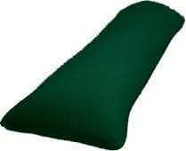 Crescent Bedding Comfy Hunter Green Body Pillow, 21" x 54" 1800 Series Soft and Comfy Microfiber Body Pillow Cover, Hunter/Teal Green