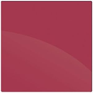 Magnetic Glassboard 450mm x 450mm Red Concealed Fixing