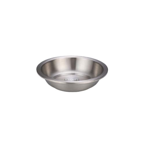 Kitchen The cooking Tool Accessories 304不锈钢菜盘子圆形家用碟子甜品盘水果盘加厚烤盘饺子盘圆盘