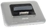DEXIM MHub Dock Station for iPhone 4, iPhone 3G/3GS, iPod, and BlackBerry - Silver