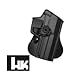 Heckler & Koch USP 45 Full-Size (H&K USP FS .45) Polymer Retention Roto Holster Black