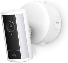 cámara Pro con luces (Spotlight Cam Pro, última generación), con PoE | Cámara de seguridad exterior | Retinal 4K, luces de 600 lúmenes | Prueba gratuita de 30 días del plan de Ring Suscripción