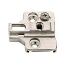 A-series Clip Mounting Plate, Zinc, Die-cast, Cam Adjustable, for Woodscrews
