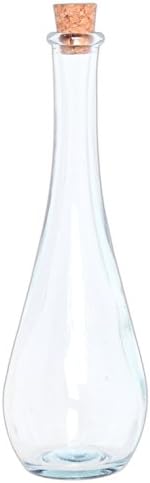Couronne Co. Clear 4.1 Ounce Drop Glass Bottle with Cork