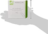 Q-Connect Paperclips Plain 32mm Pack of 1000 view 3