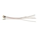 Irctek 5pcs 2.4G IPEX Silvering Feeder line Antenna Replacement For FUTABA/FRSKY/JR Receiver Grey - 15cm
