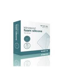 Kliniderm Foam Silicone (Without Border) 10cm x 10cm (x5)
