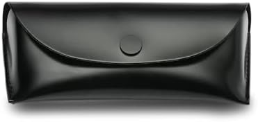 ZLYC Unisex Semi Hard Genuine Leather Eyeglass Case With  display picture 1