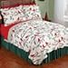 Collections Etc Winter Cardinals Christmas Quilt Bedding