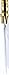 HFT Key Shaped Pocket Knife, 2'' Long
