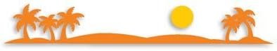 Sizzix Sizzlits Decorative Border Strips Trees, Palm 38-9722