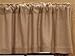 VHC Brands Burlap Natural Window Valance, Tan, 16x72