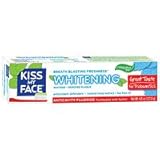 Kiss My Face Whitening Anticavity Fluoride Natural Toothpaste Gel with Xylitol, Cool Mint, 4.5 oz - 2pc