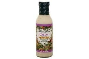 POIGET Walden Farms Caesar Dressing Calorie Free, Carb Free, Fat Free, Sugar Free - Pack of 2 by Walden Farms