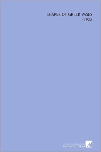 Shapes Of Greek Vases 1922 N Y Metropolitan Museum Of Art