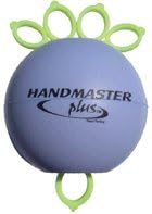 HandMaster Plus 10-0784 Hand Exerciser, Soft Purple Ball, Yellow Cord